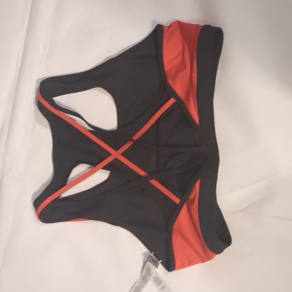 Adidas Mesh Racer Back Layered Sports Bra - Picture 2 of 4